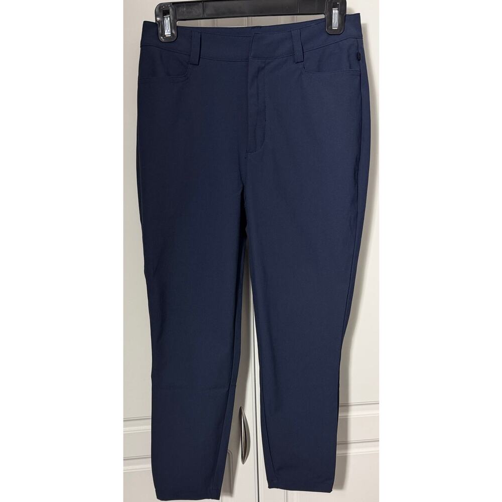 Halara Capri Tapered Quick-Dry Golf Pants w/UPF 40+ in Blue Size XS (0/2)